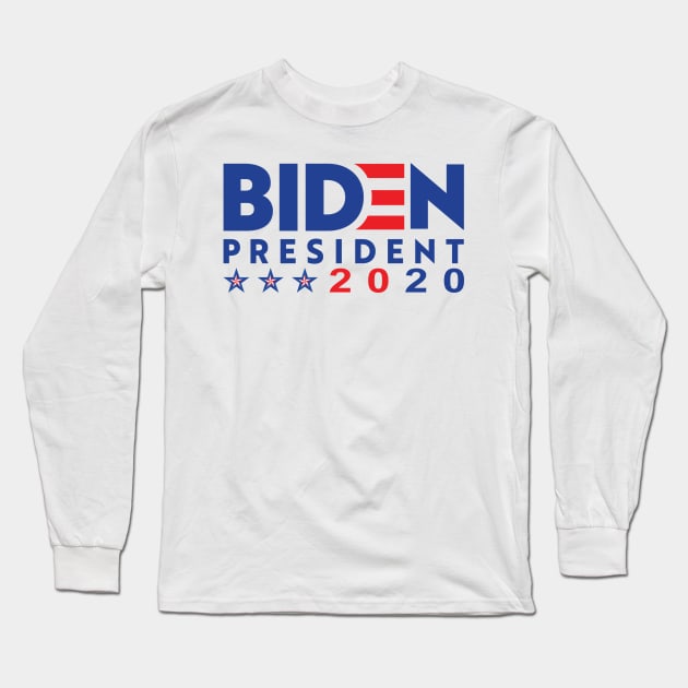 BIDEN PRESIDNET 2020 Long Sleeve T-Shirt by STRANGER
